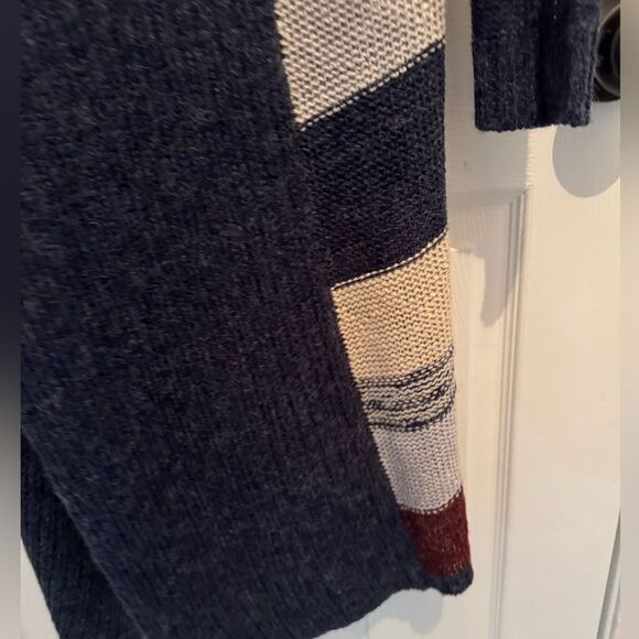 Mystree By Anthropology Small Mohair Wool Cozy Longline Open Front Cardigan - Picture 3 of 7